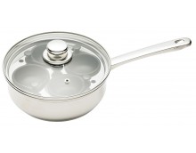 Kitchen Craft 4 Cup Egg Poacher 20.5cm Kitchen Craft 4 Cup Egg Poacher 20.5cm